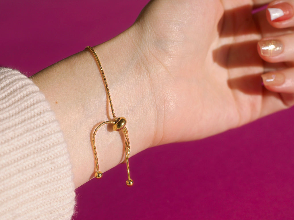 melomelo Orpheus - Thin Gold Bracelet