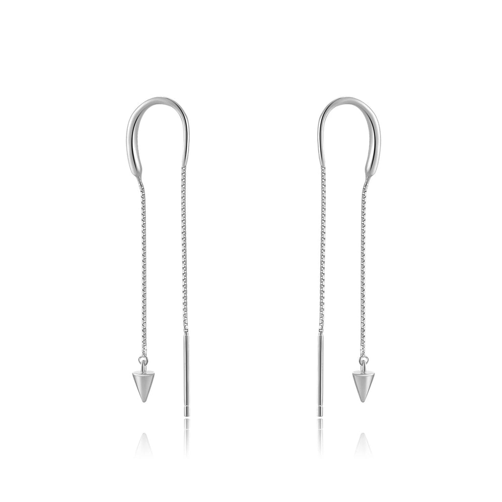 melomelo Pocket - Threader Earrings Silver & Gold