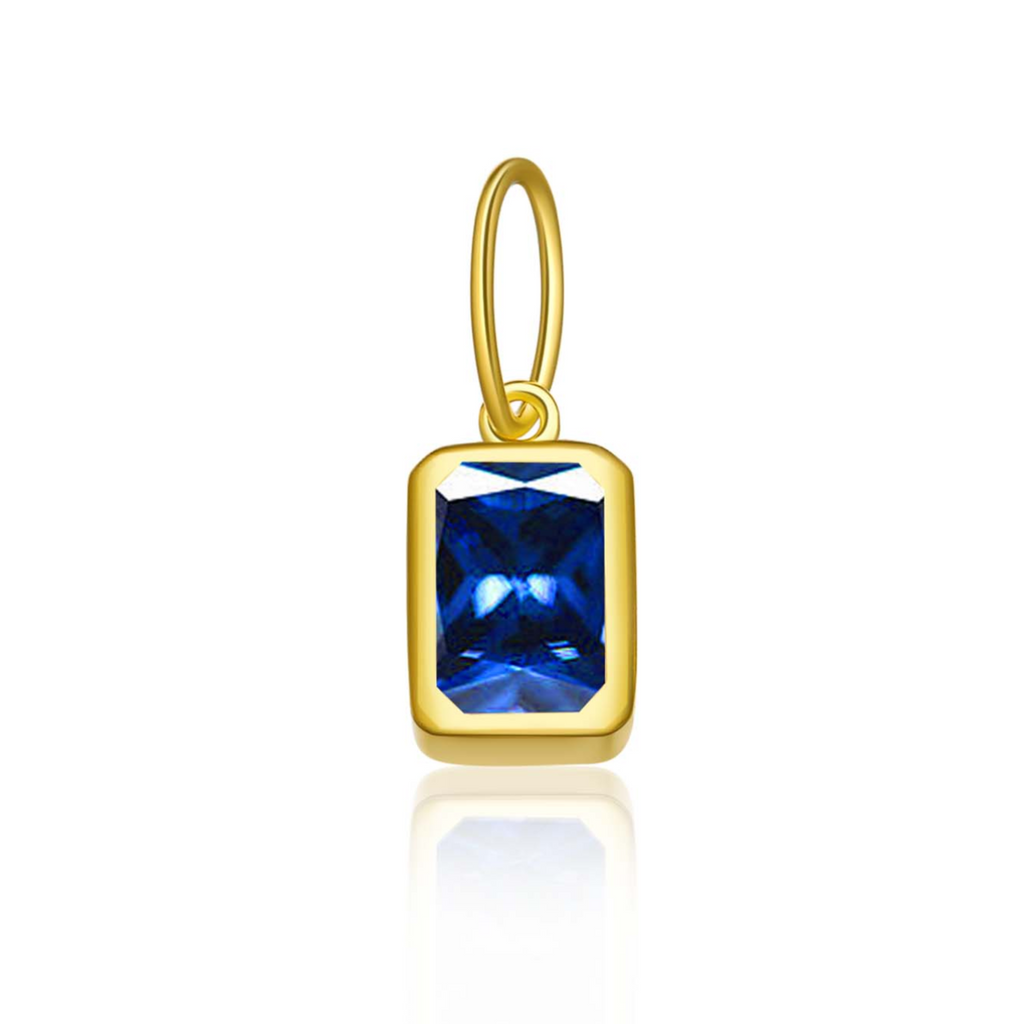 Shauna - Birthstone Baguette Charm