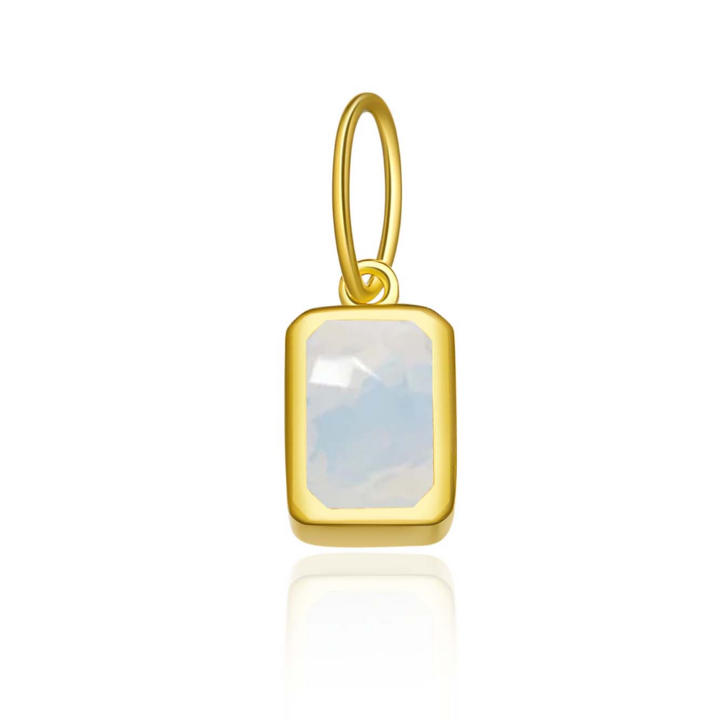 Shauna - Birthstone Baguette Charm