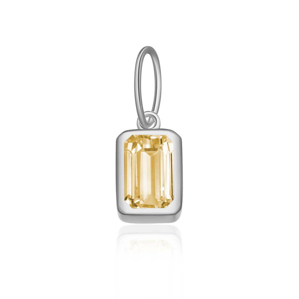 Shauna - Birthstone Baguette Charm