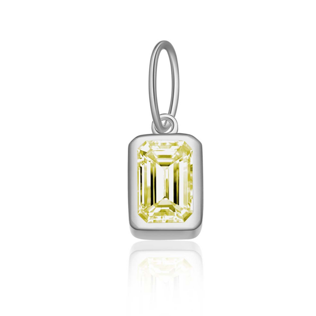 Shauna - Birthstone Baguette Charm