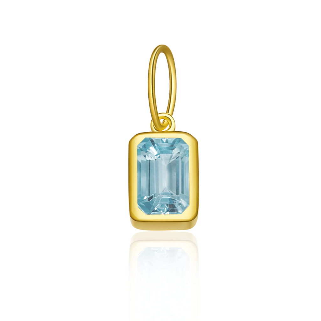 Shauna - Birthstone Baguette Charm