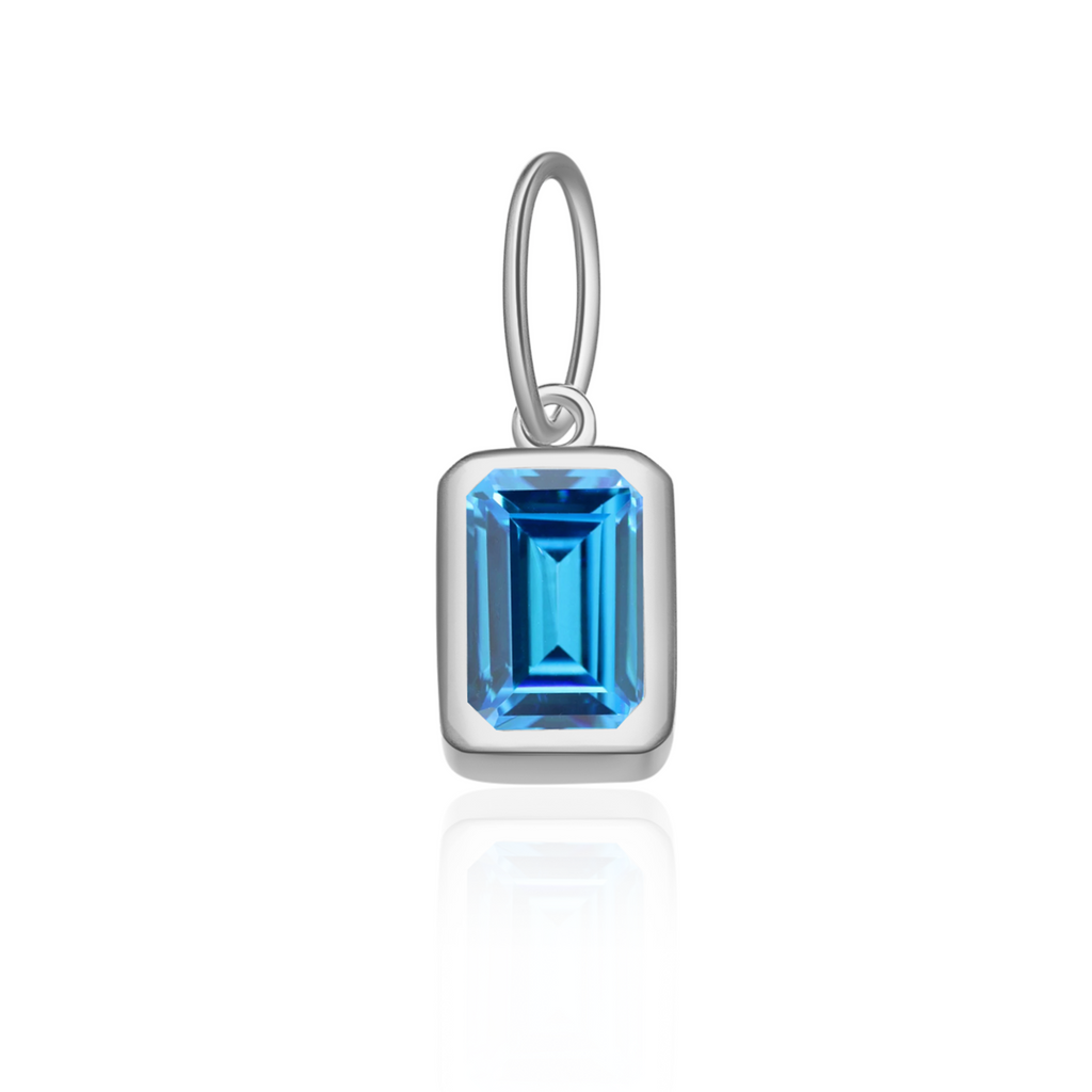 Shauna - Birthstone Baguette Charm