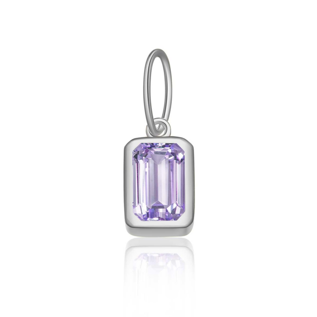 Shauna - Birthstone Baguette Charm