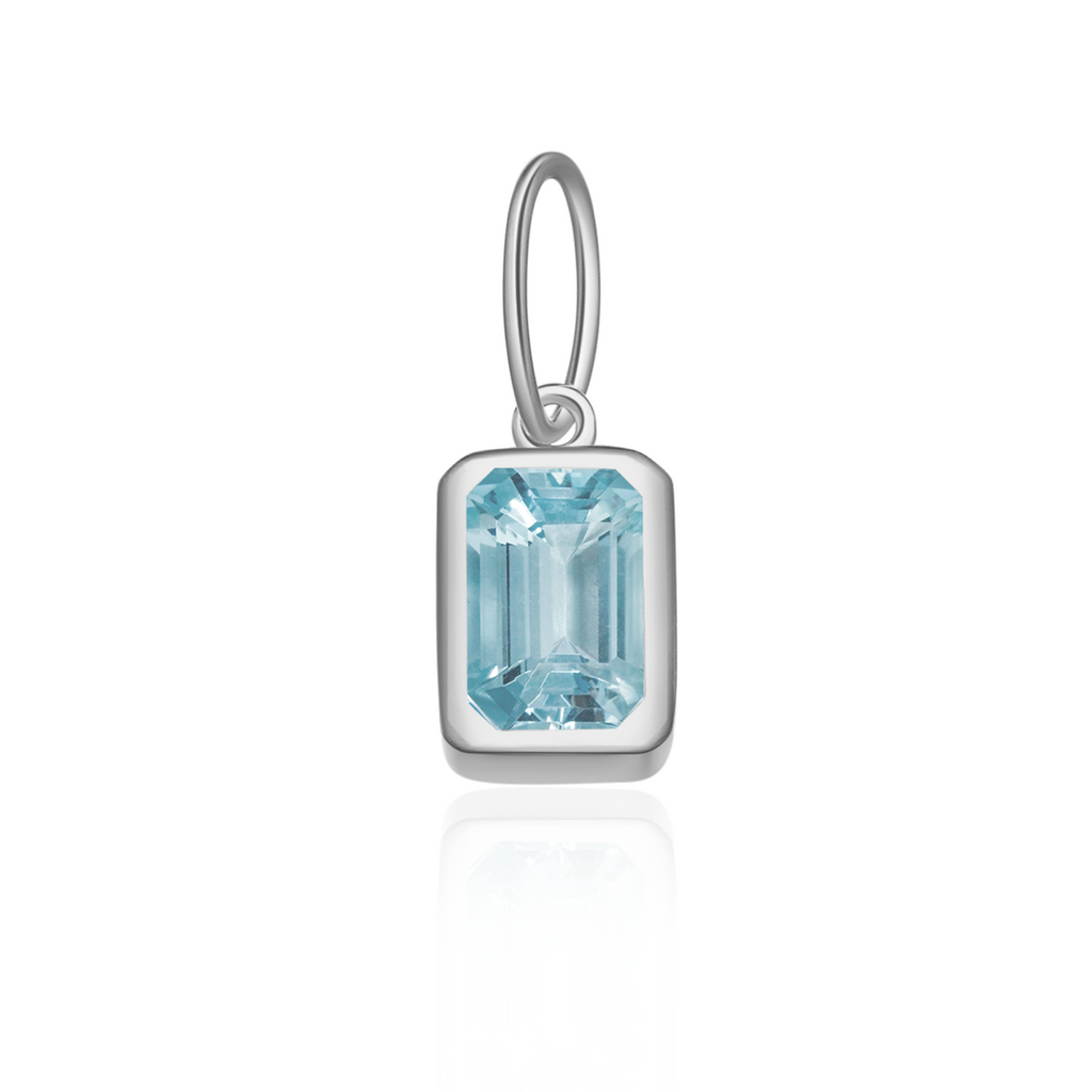 Shauna - Birthstone Baguette Charm