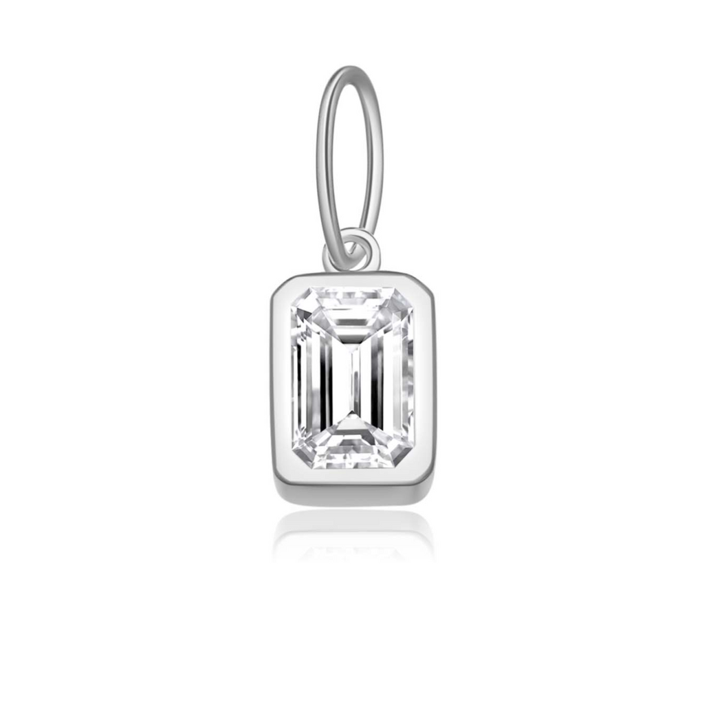 Shauna - Birthstone Baguette Charm