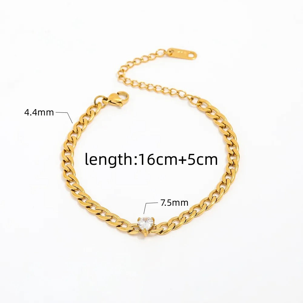 melomelo Styra - Cuban Link Bracelet