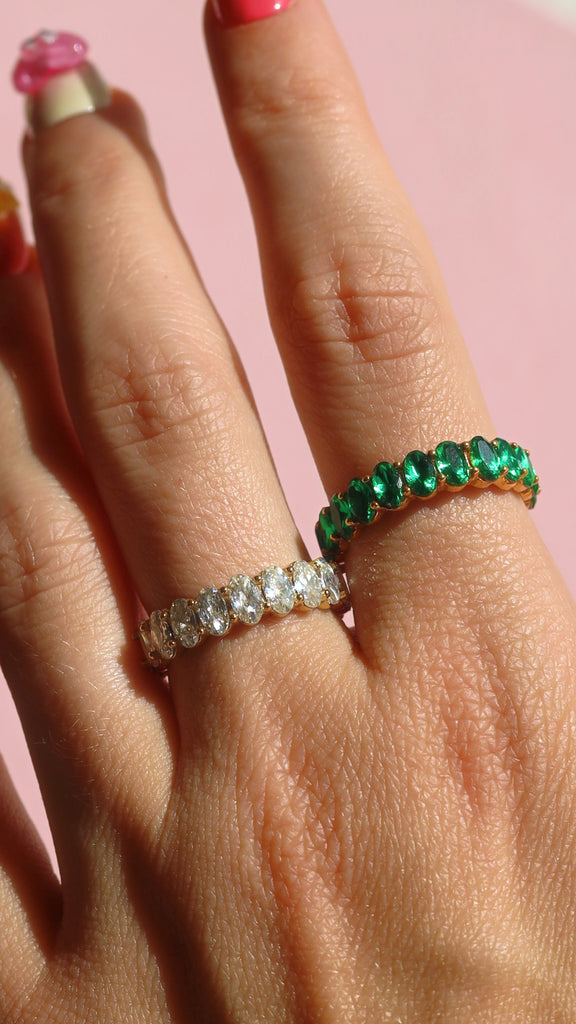 melomelo Ava - Eternity Ring Stack