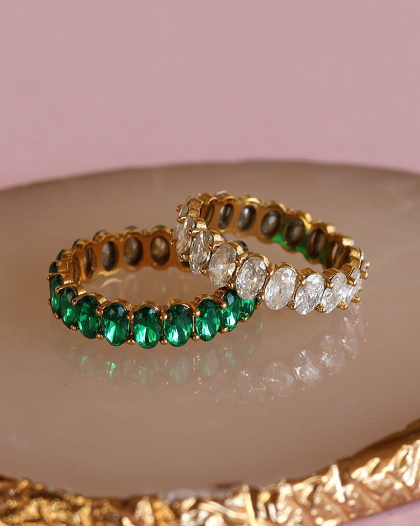 melomelo Ava - Eternity Ring Stack