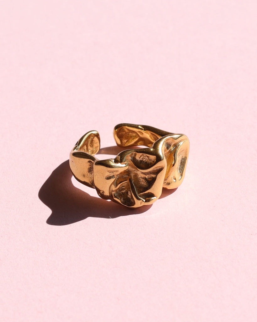 melomelo Lava - Melted Gold Ring