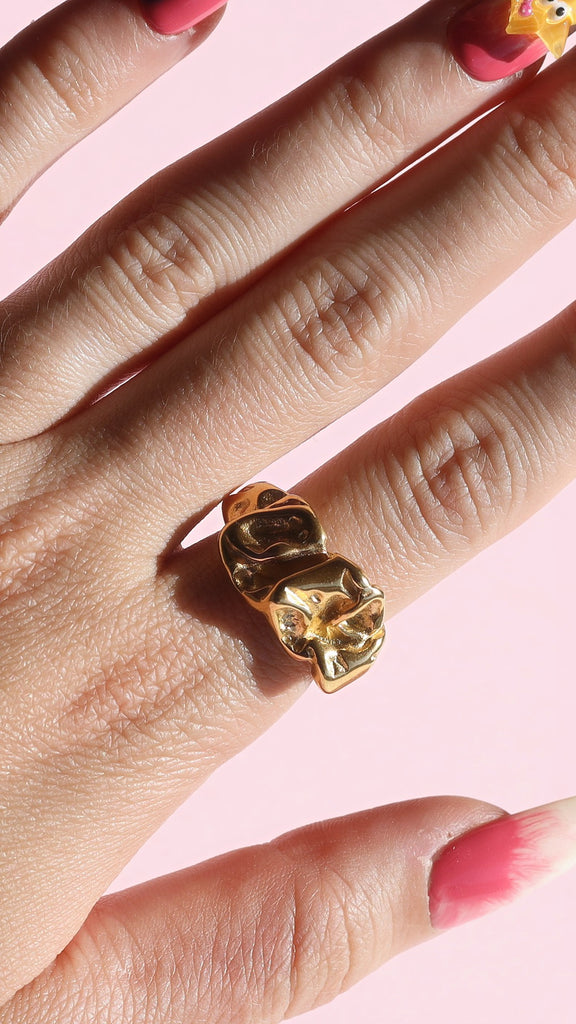 melomelo Lava - Melted Gold Ring