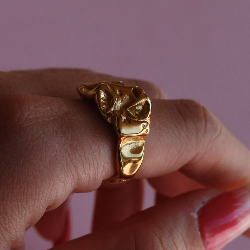 melomelo Lava - Melted Gold Ring