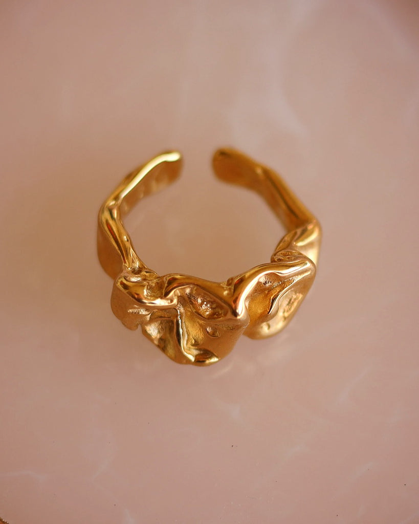 melomelo Lava - Melted Gold Ring