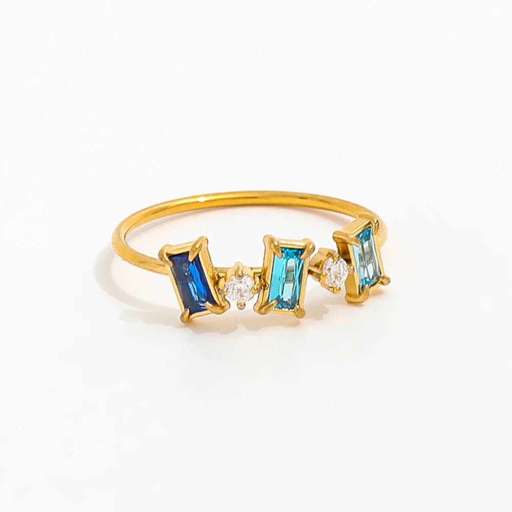 melomelo Dara - Multi Stone Ring Gold